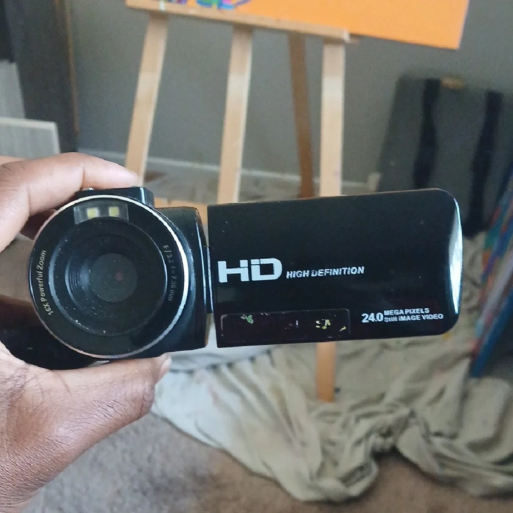 HD High Definition Black Video Camera